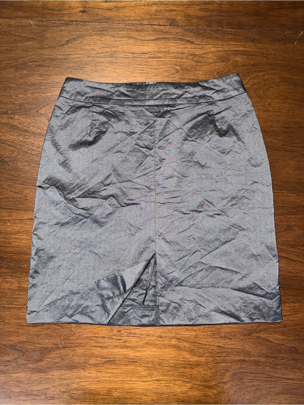 Grey Shimmer Mini Skirt